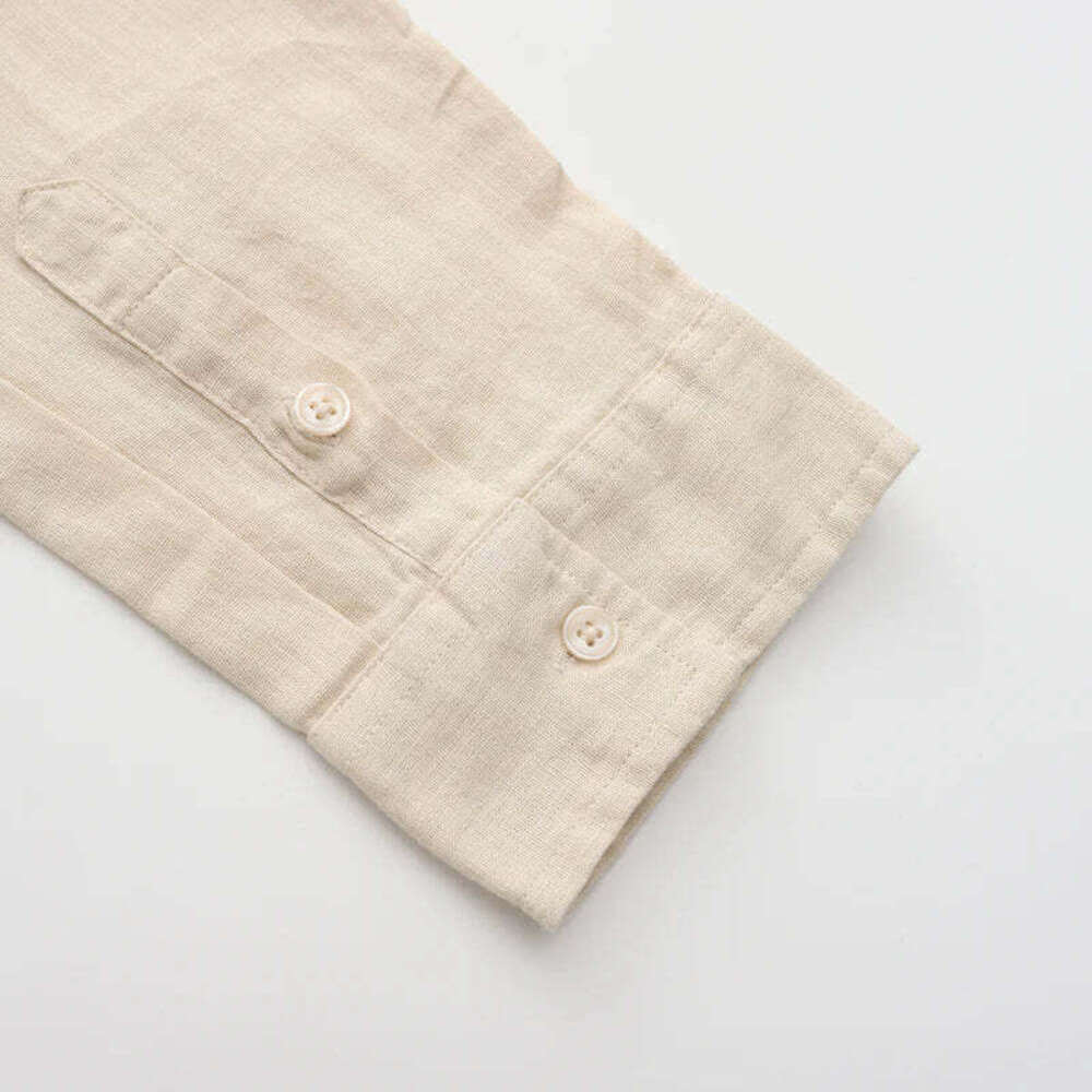 Camisa de Linho Manga Longa Old Money – Italy