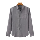 Camisa de Linho Manga Longa Old Money – Italy