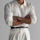 Camisa Polo Manga Longa Gola V
